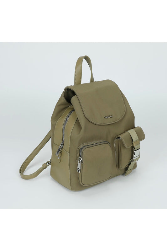 ZAINO IN NYLON CON TASCHE