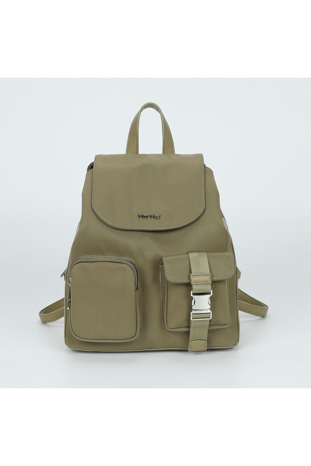 ZAINO IN NYLON CON TASCHE