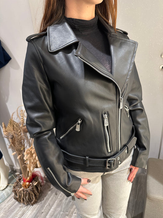 CHIODO ECOPELLE NERO