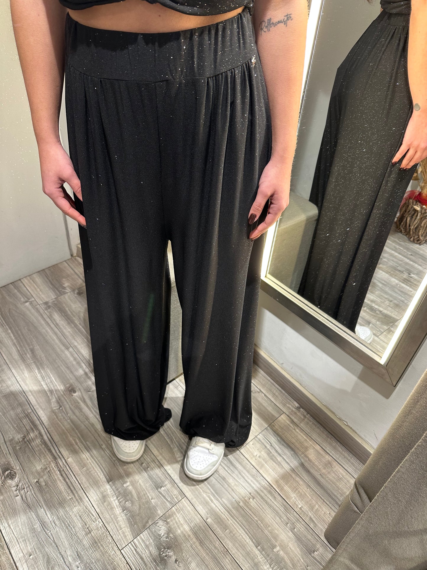 COMPLETO LUREX NERO