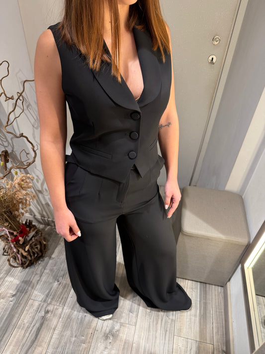 COMPLETO FLUIDO GILET PANTALONE