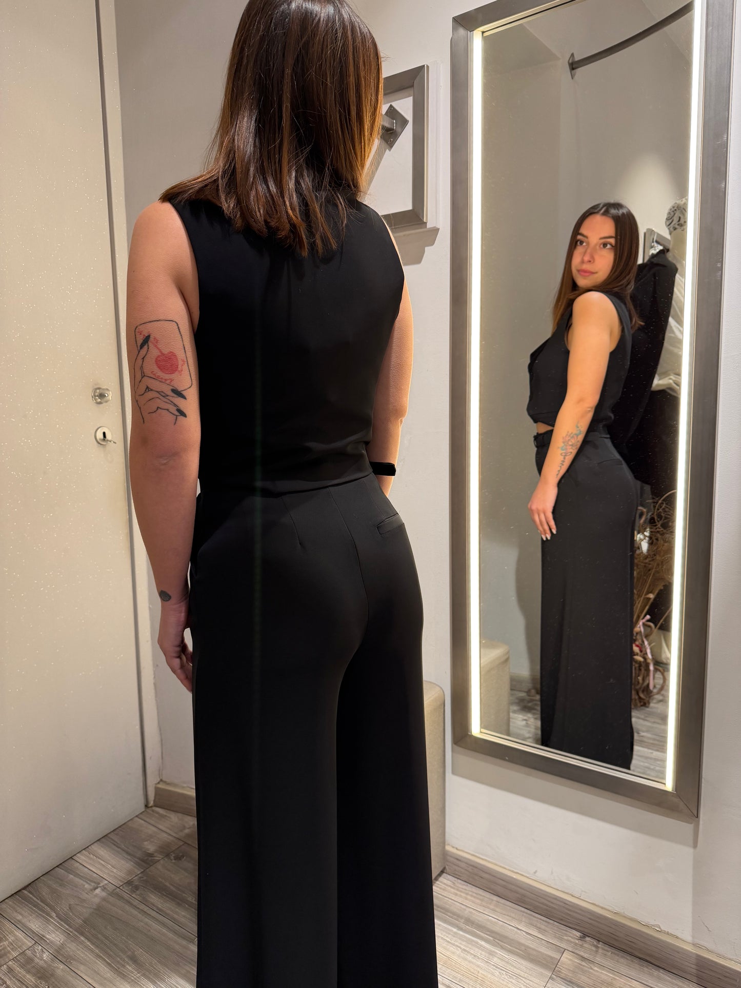 COMPLETO FLUIDO GILET PANTALONE
