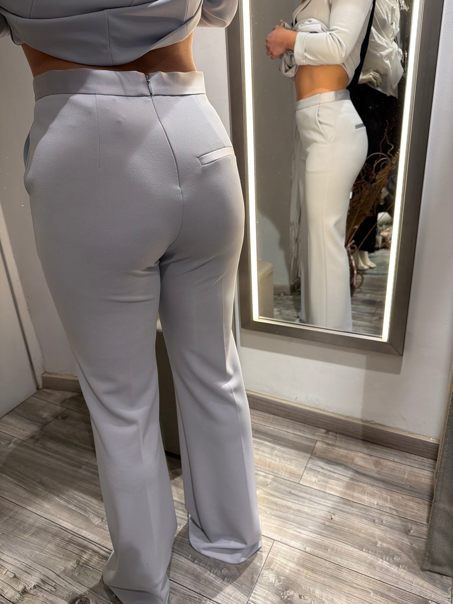 TAILLEUR DOPPIOPETTO RASO PERLA