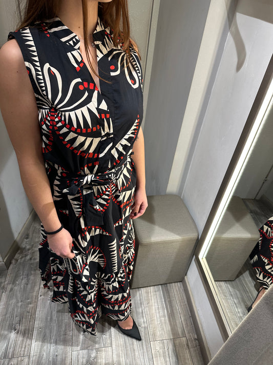 ABITO CHEMISIER FANTASIA PALMS