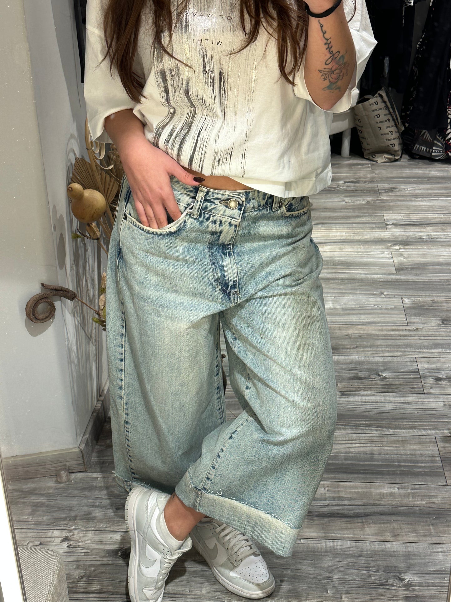PANTACORTO JEANS