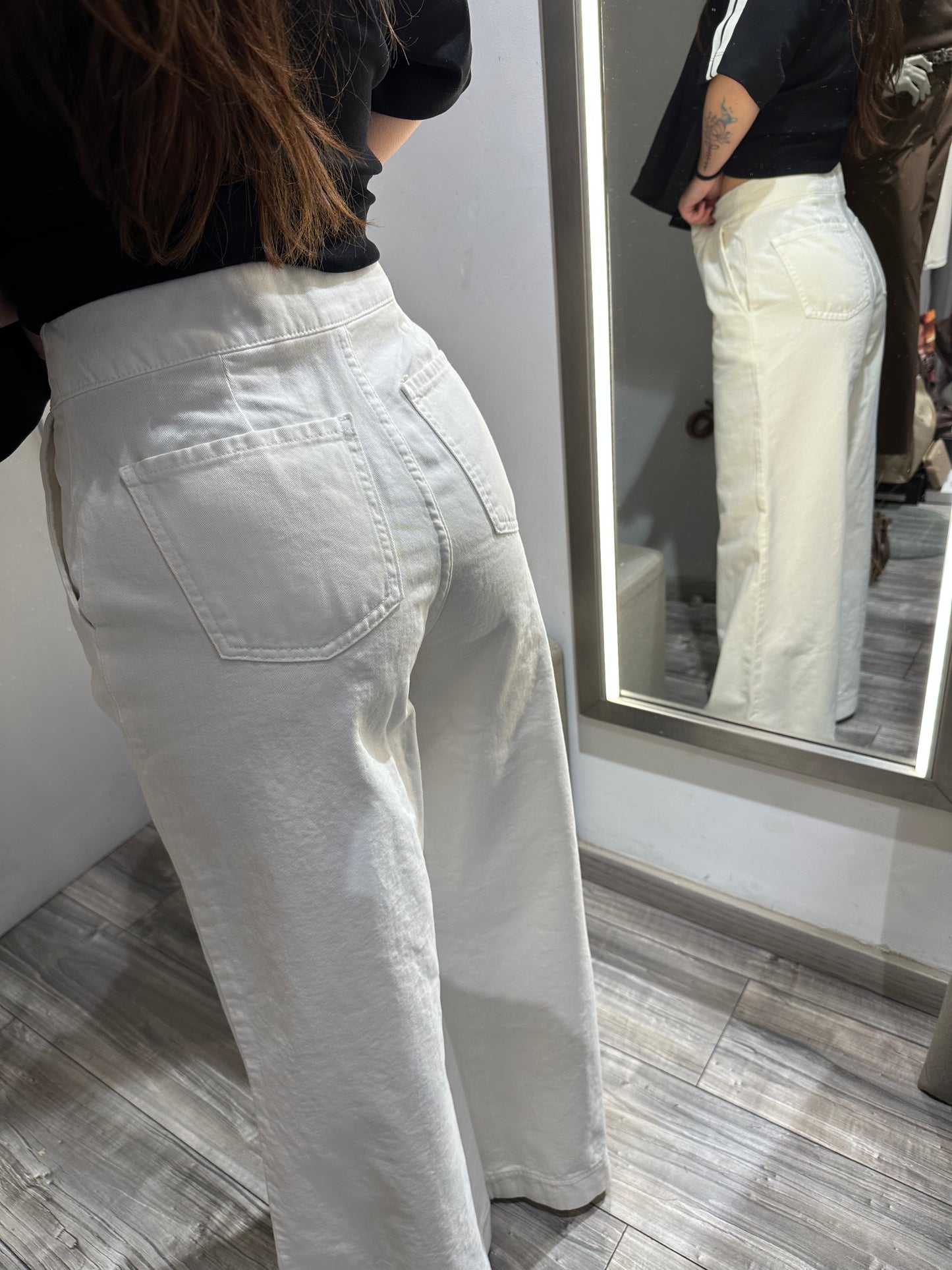 PANTALARGO ECO BIANCO