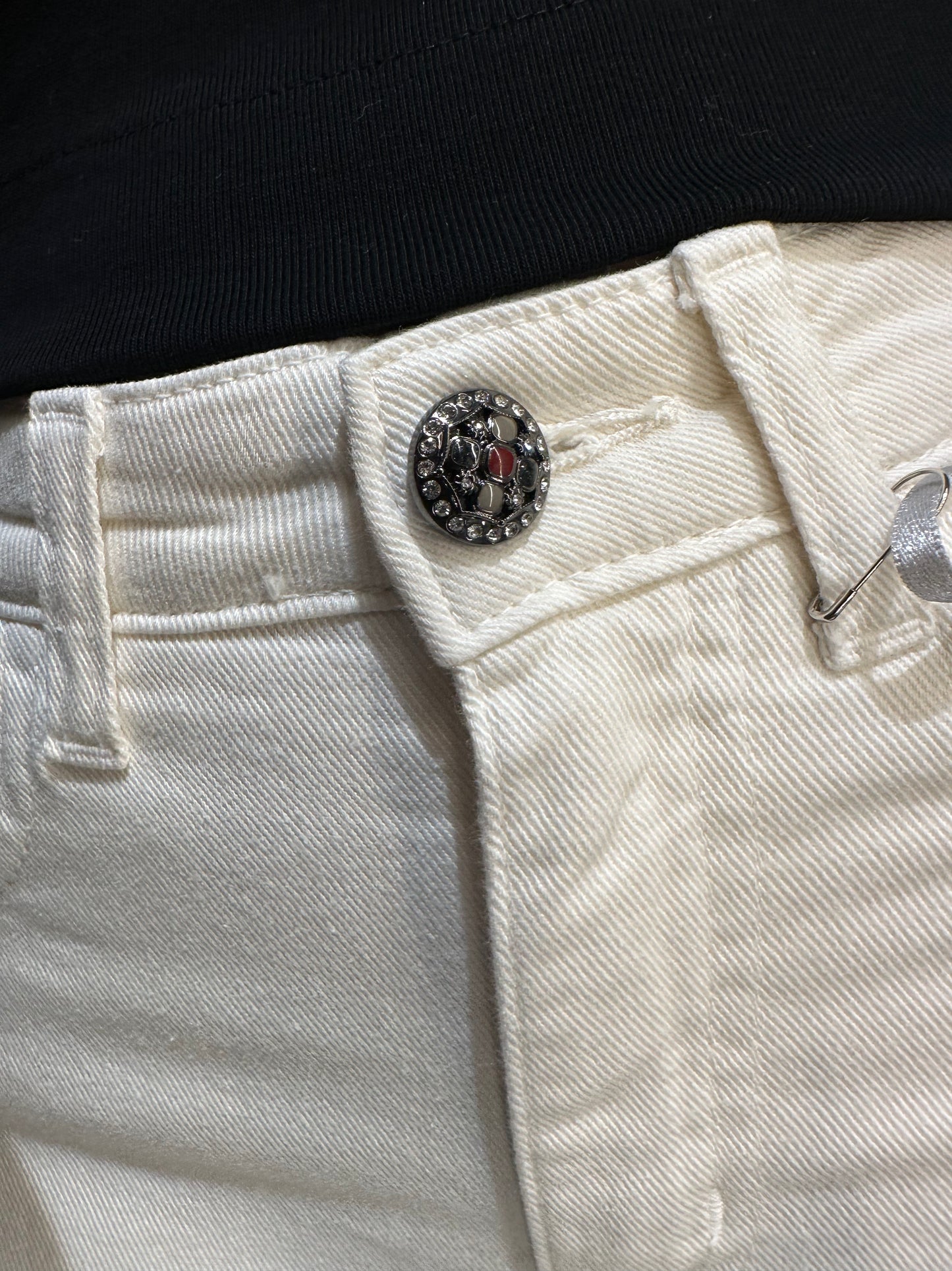 PANTALONE A ZAMPA SFRANGIATO