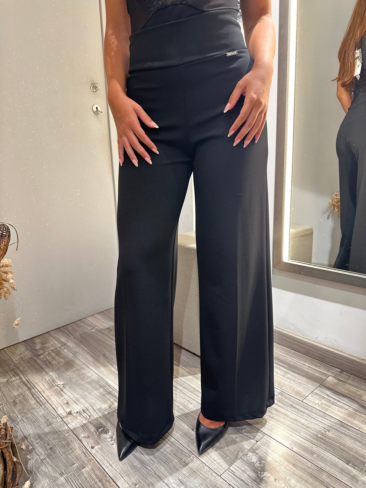 PANTALONE PALAZZO IN CREPE