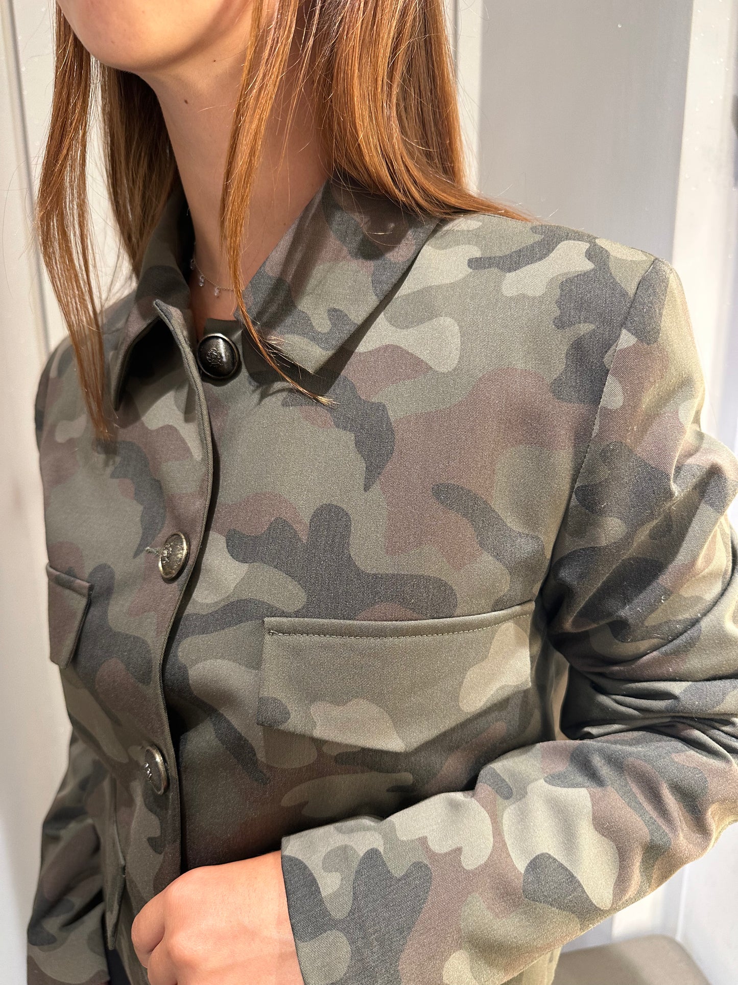 GIACCA CROPPED CAMOUFLAGE