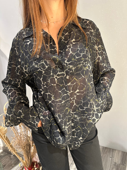 CAMICIA MACULATA ASTRATTA