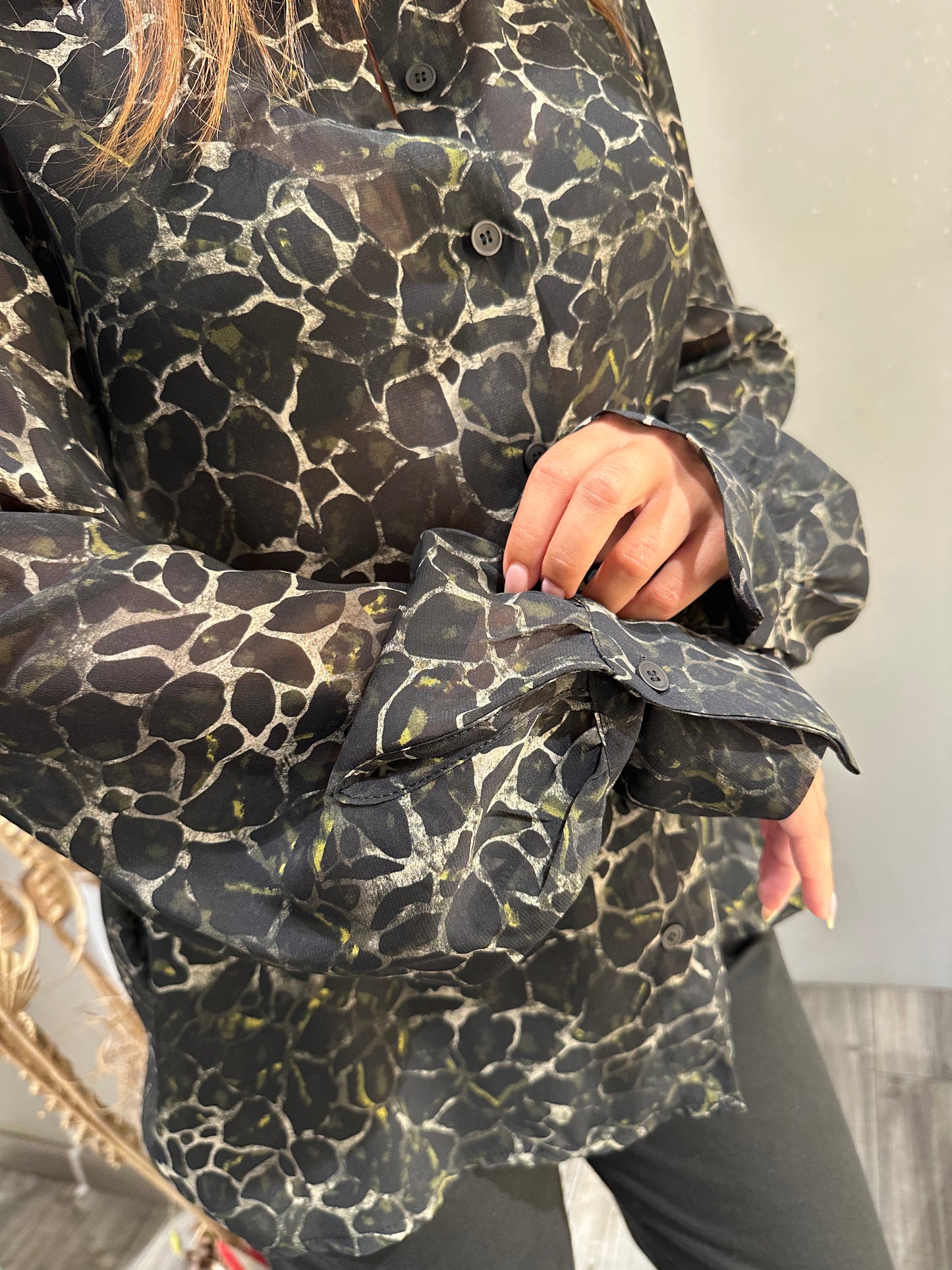 CAMICIA MACULATA ASTRATTA