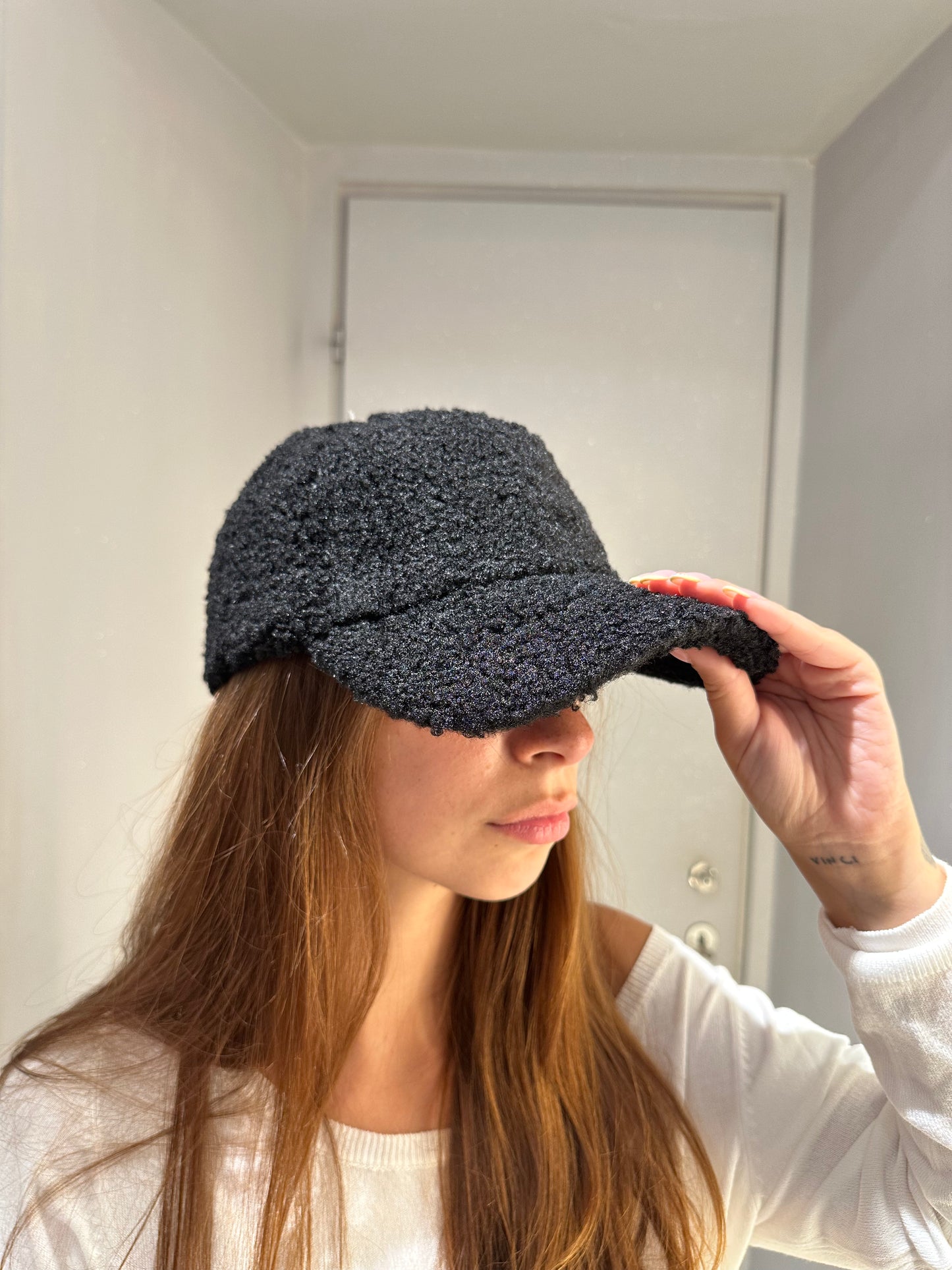 BERRETTO FANTINO BOUCLE' NERO