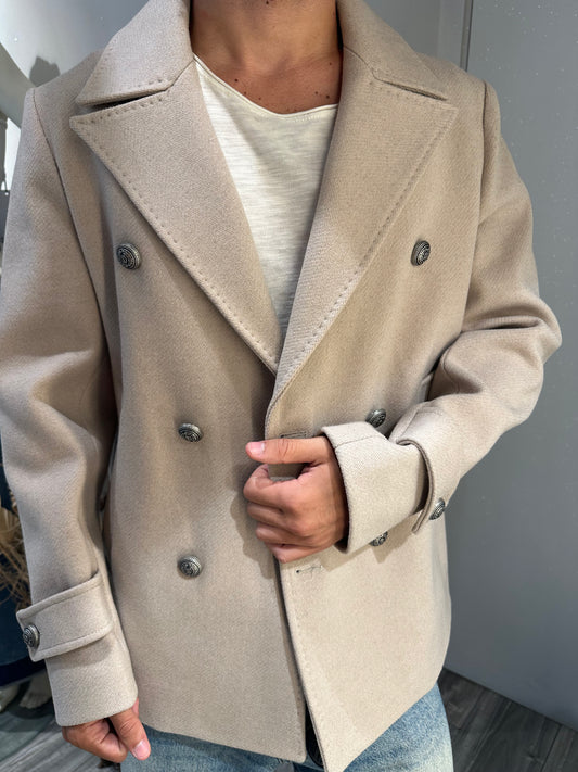 CAPPOTTO DOPPIOPETTO BEIGE
