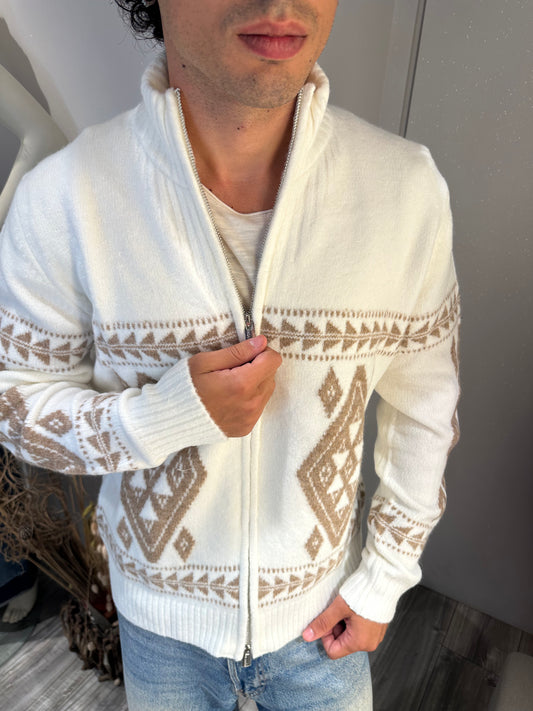 CARDIGAN FANTASIA JACQUARD