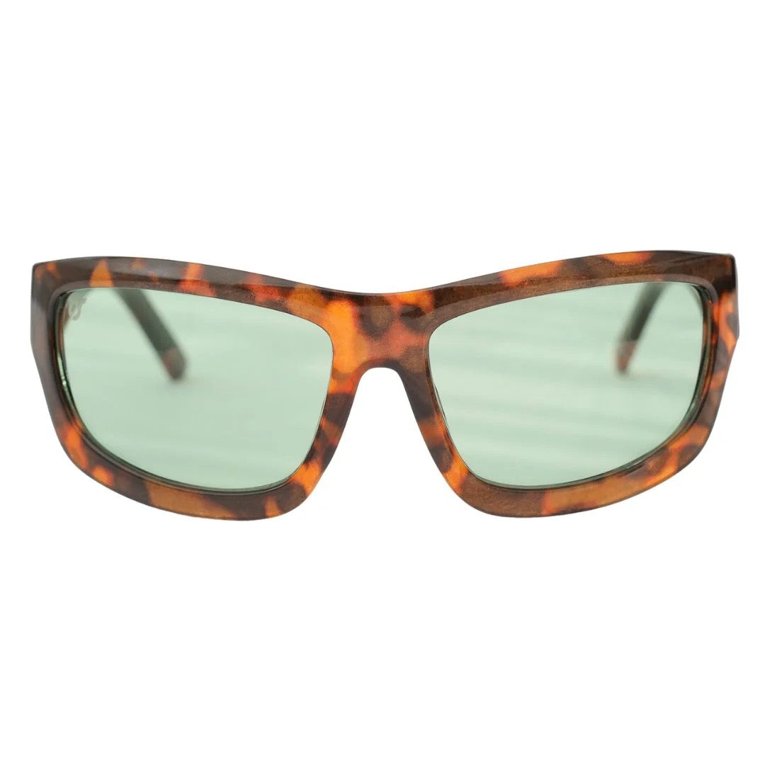 Occhiale da sole Atene tartarugato verde OS Sunglasses