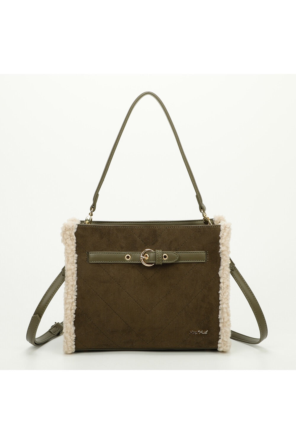 BORSA A SPALLA EFFETTO MONTONE