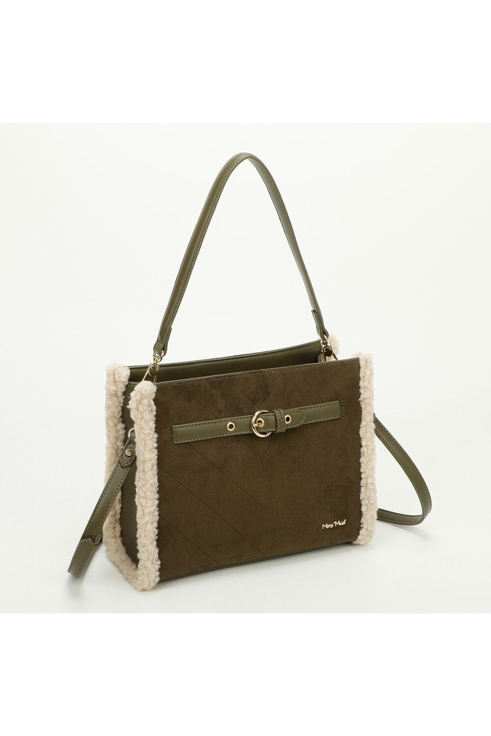 BORSA A SPALLA EFFETTO MONTONE