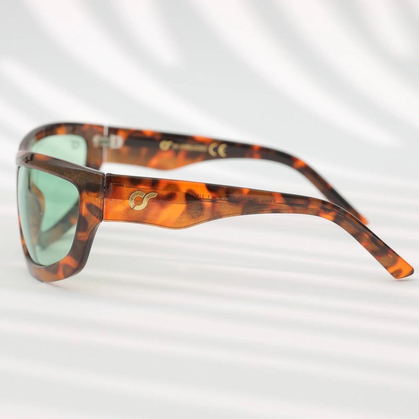 Occhiale da sole Atene tartarugato verde OS Sunglasses