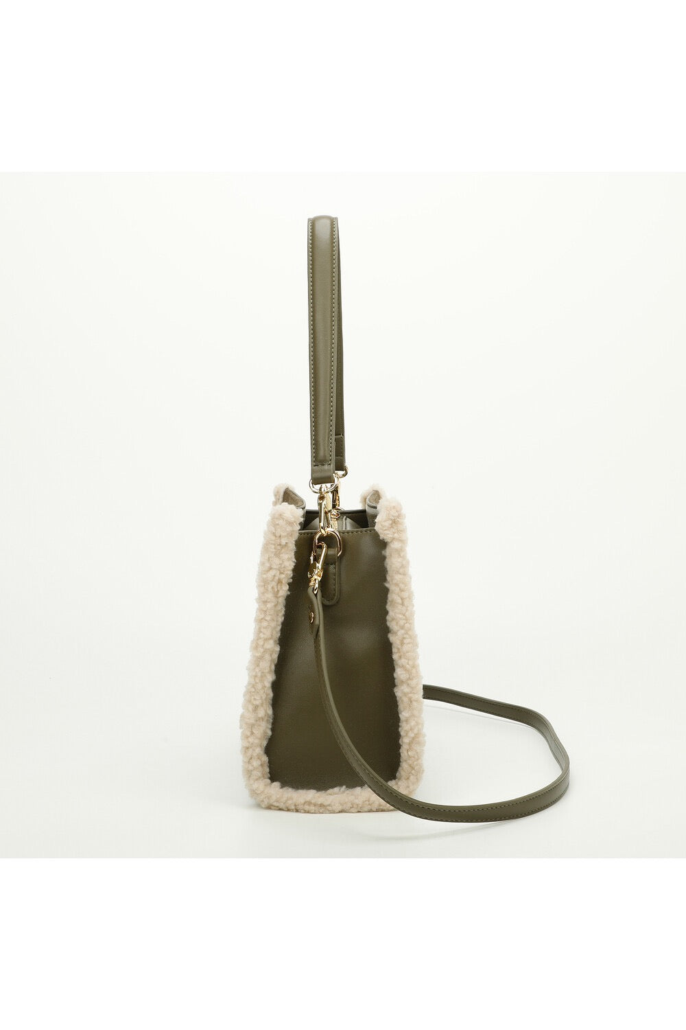 BORSA A SPALLA EFFETTO MONTONE