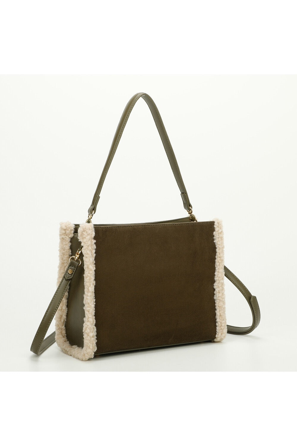BORSA A SPALLA EFFETTO MONTONE