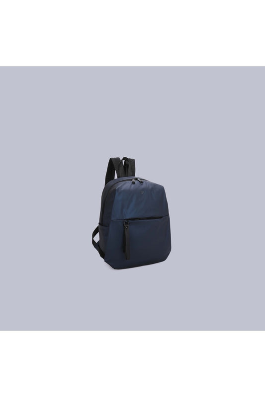 backpack in technical blue nylon