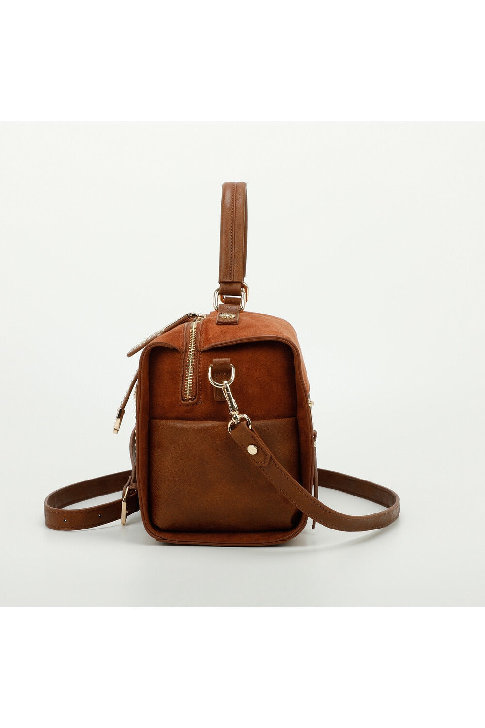 BORSA A MANO IN CAMOSCIO