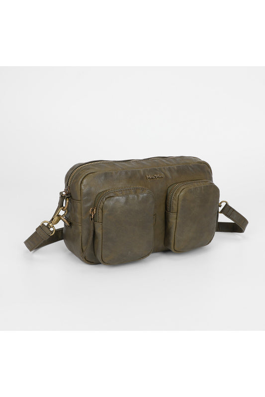 BORSA A TRACOLLA CON TASCHE MILITARE
