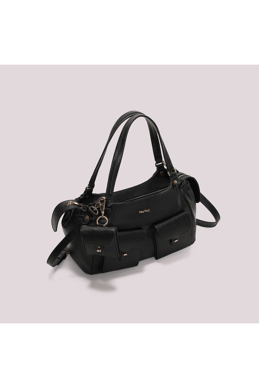 BORSA A BRACCIO CON TASCHE NERA