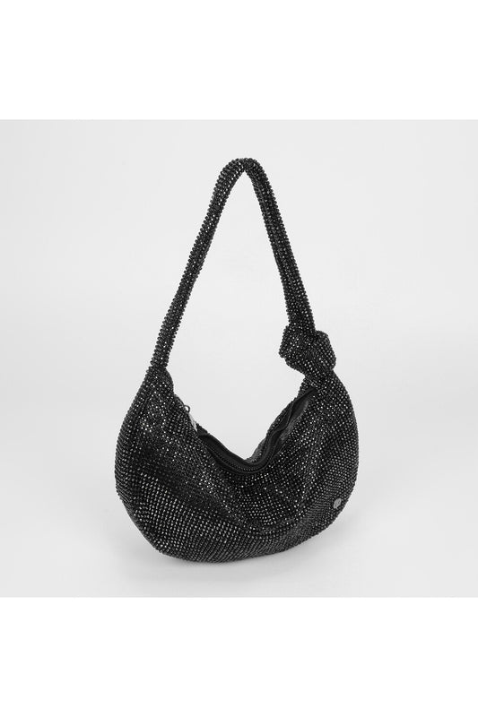 BORSA MORBIDA CON NODO NERA