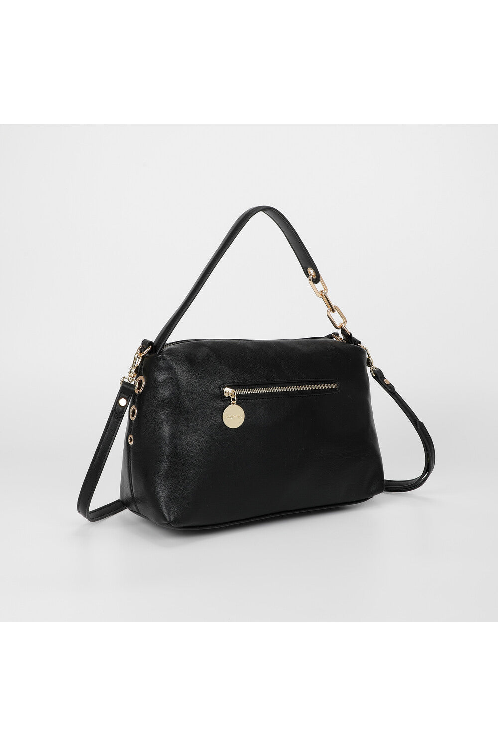 BORSA A SPALLA CON DETTAGLI OCCHIELLI