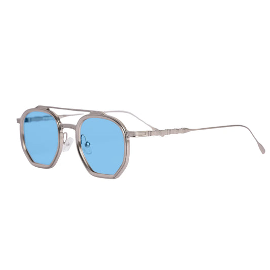 Occhiale da sole Baku silver azzurro OS Sunglasses