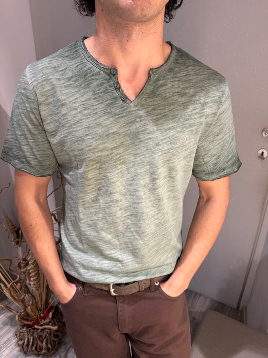 SERAFINO DELAVE’ MANICA CORTA SALVIA