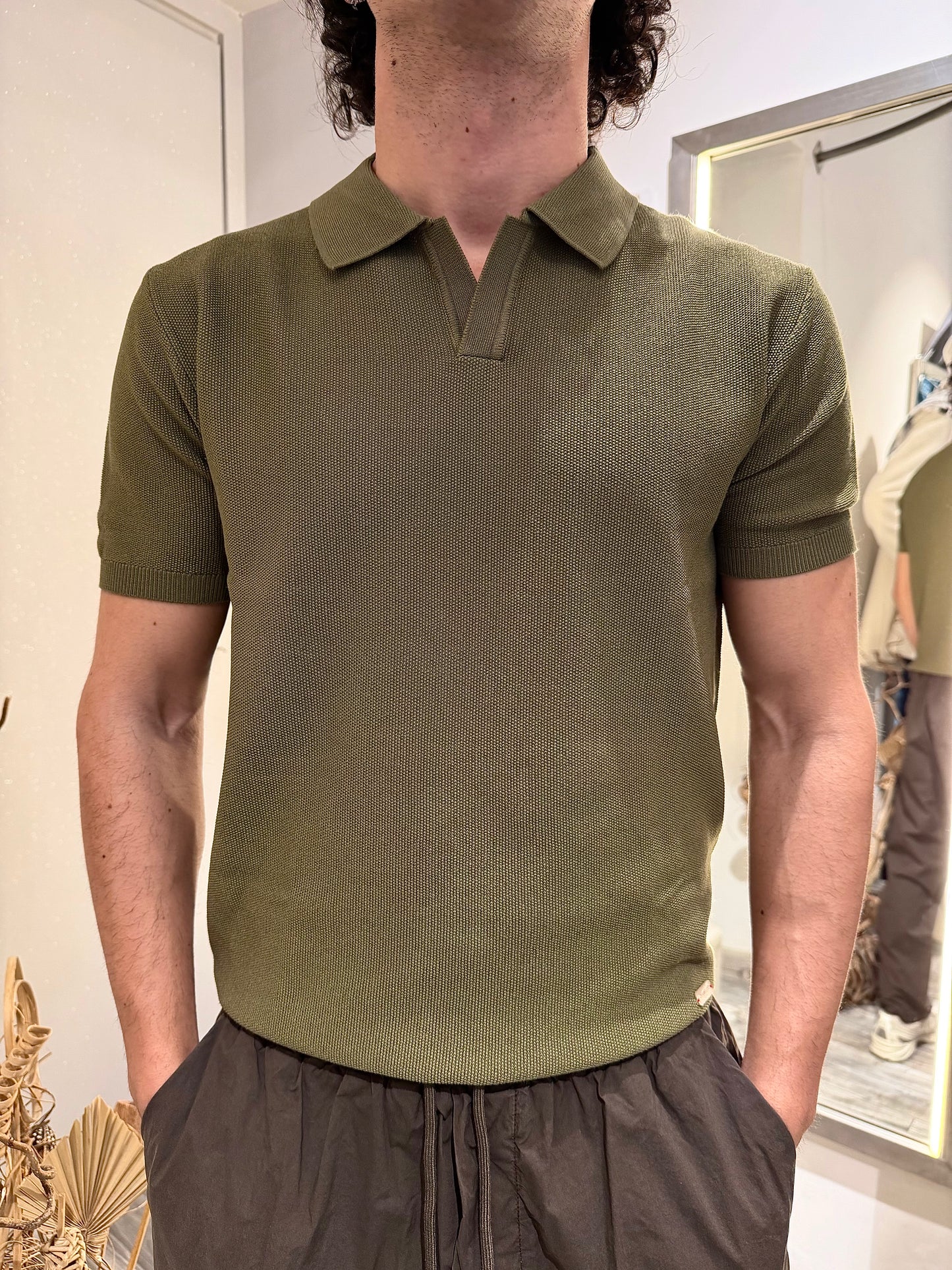POLO IN MAGLIA MILITARE