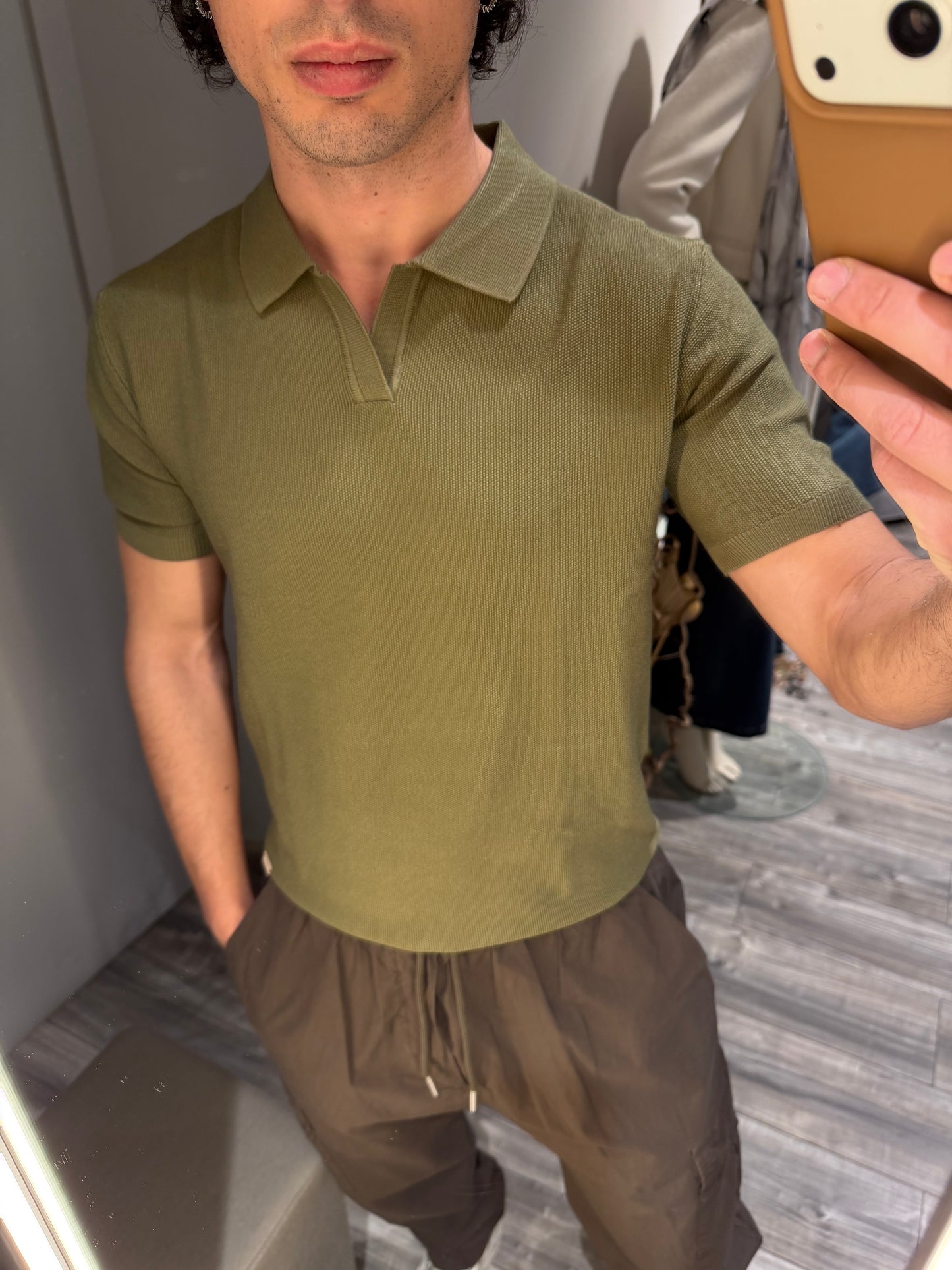 POLO IN MAGLIA MILITARE