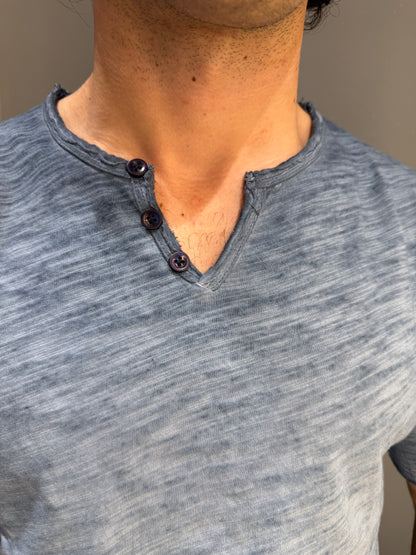 SERAFINO DELAVE’ MANICA CORTA BLU