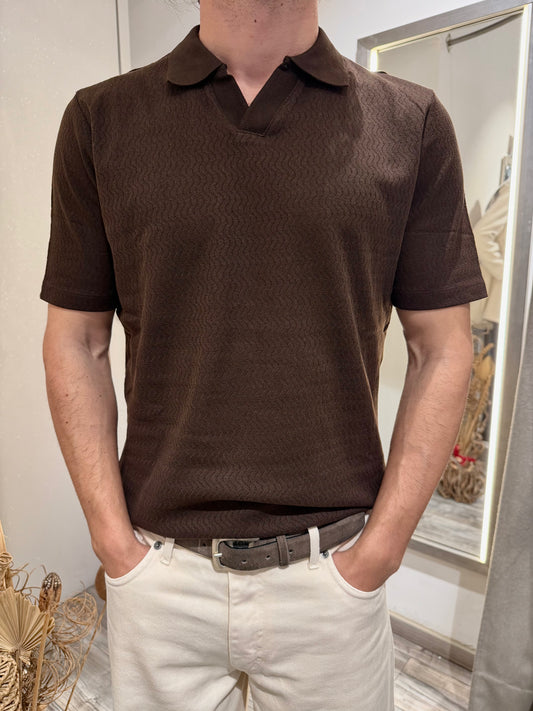 POLO DERBY TESSUTO TEXTURZZATO
