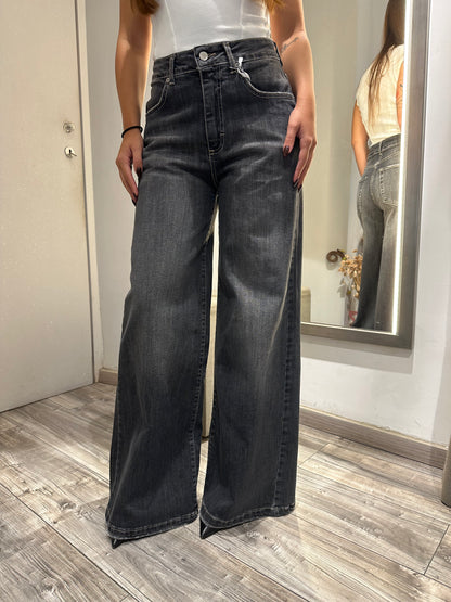 PANTA PALAZZO JEANS