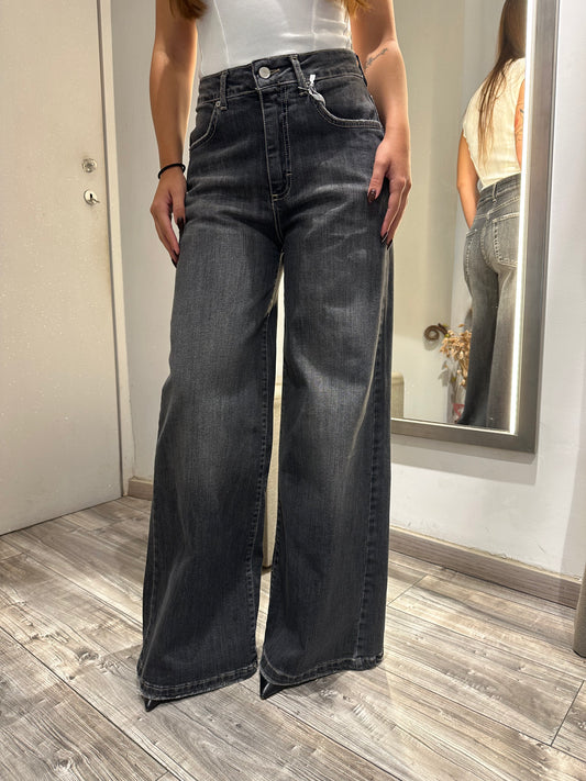 PANTA PALAZZO JEANS