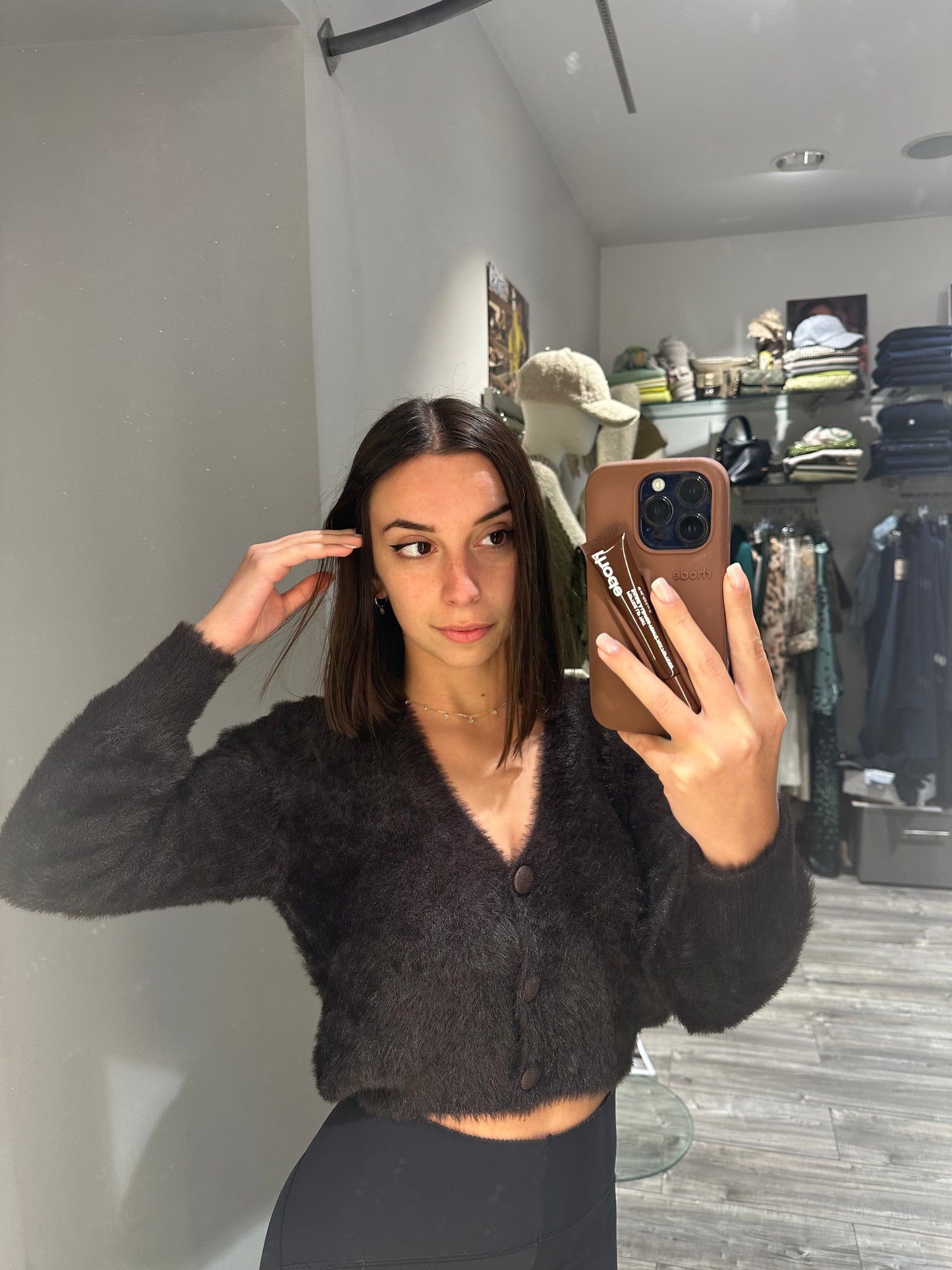 CARDIGAN PELOSINO MORO