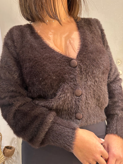CARDIGAN PELOSINO MORO