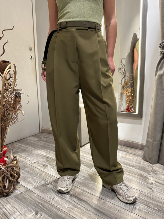 Morgan HIGH-WAISTED STRAIGHT - Pantaloni - bleu marine/blu scuro Morgan HIGH-WAISTED STRAIGHT - Pantaloni - bleu marine/blu scuro