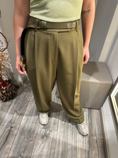 PANTALONE PALAZZO VITA ALTA CON CINTURA