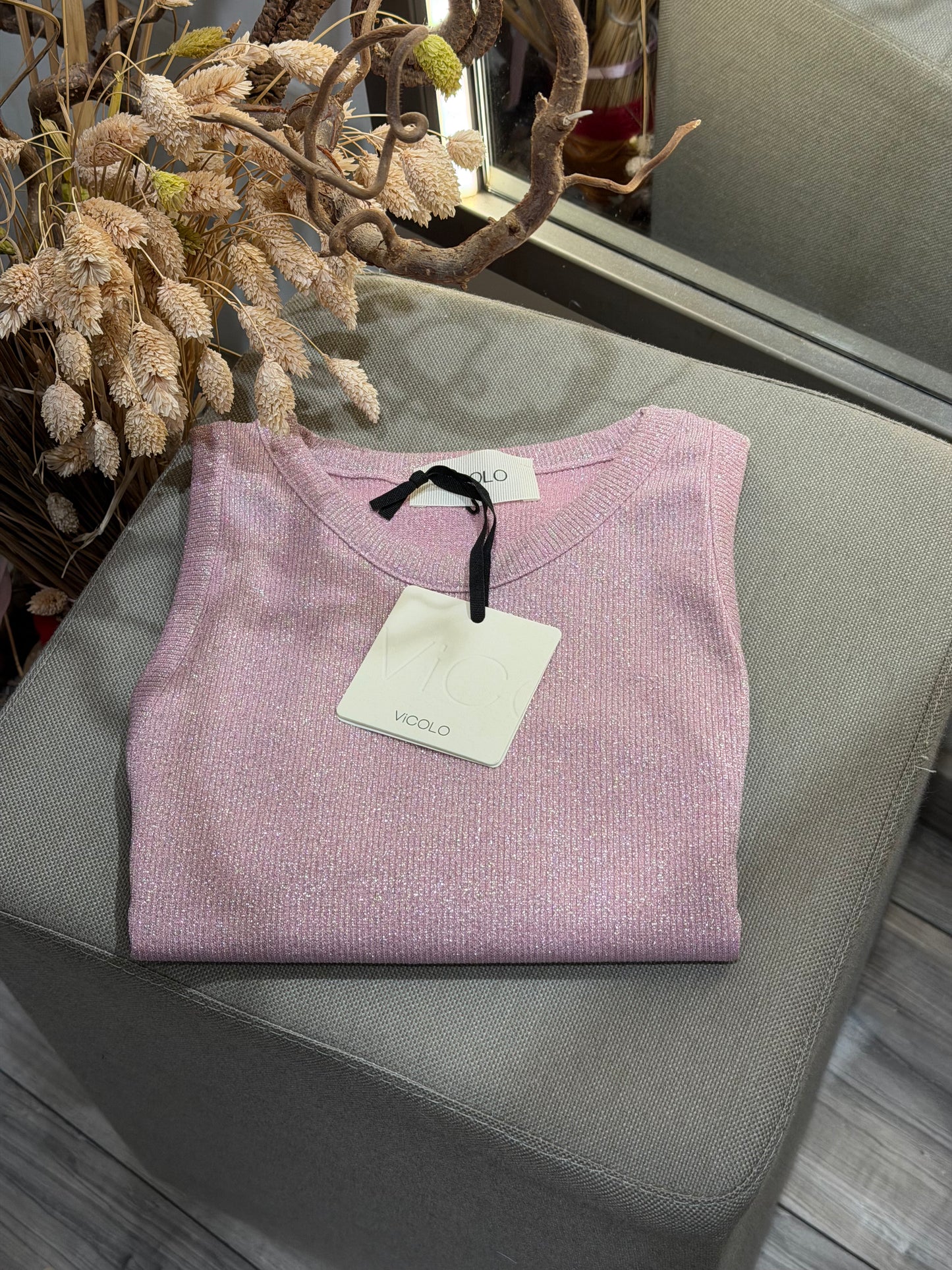 CANOTTA LUREX COSTINE VOGATORE - VICOLO