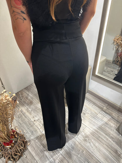 PANTALONE PALAZZO IN CREPE