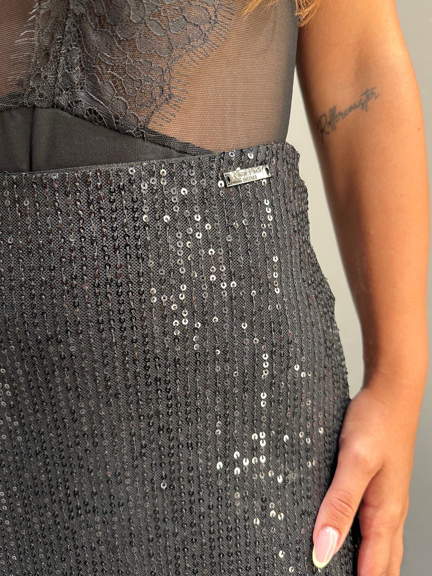 GONNA LONGUETTE PAILLETTES