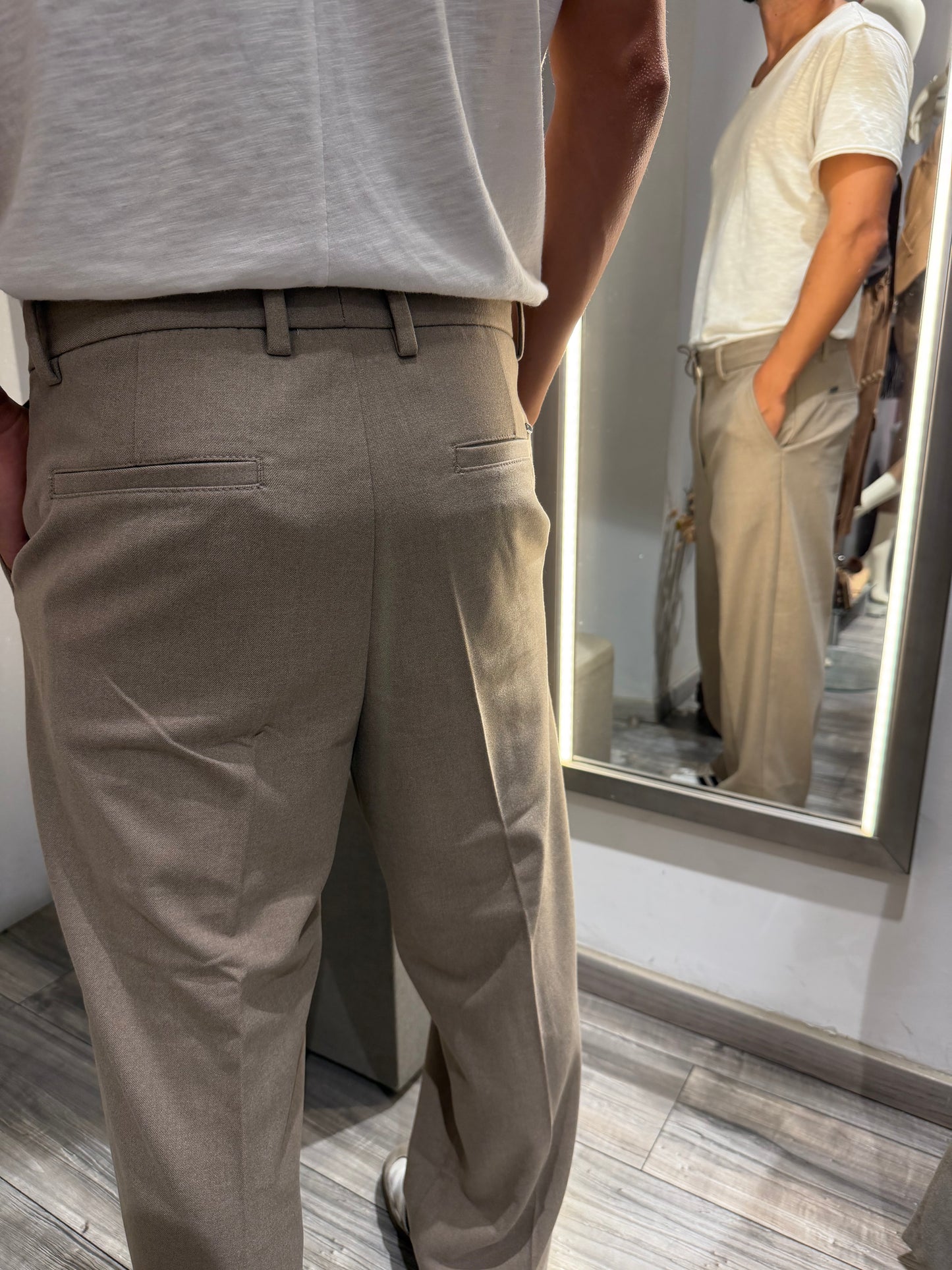 PANTA PALAZZO GIANNI LUPO CAMEL 5163