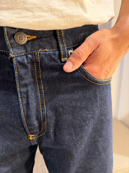 JEANS BAGGY-FIT RAW DENIM