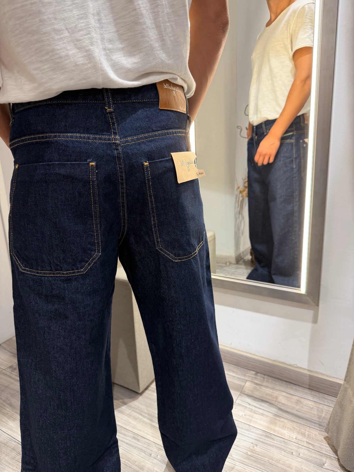 JEANS BAGGY-FIT RAW DENIM