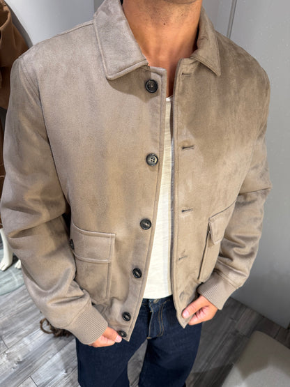 BOMBER COLLO CAMICIA ECO DAINO