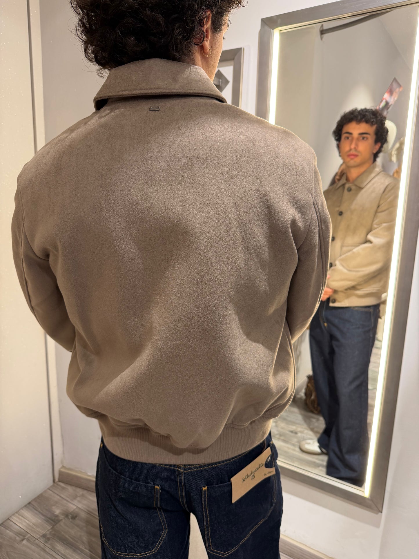 BOMBER COLLO CAMICIA ECO DAINO